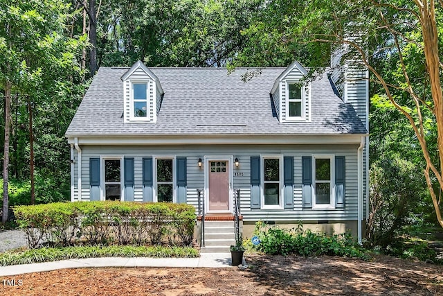 1500 Valley, Durham, NC 27707 - new england style home with a chimney and a shingled roof
