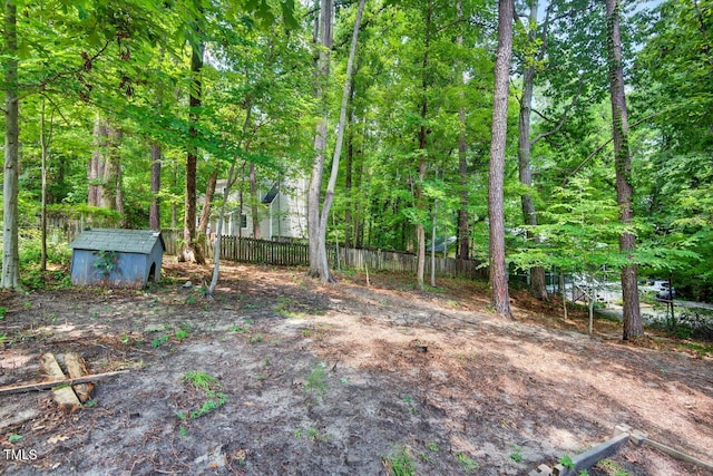 1500 Valley, Durham, NC 27707 - view of yard featuring a storage shed