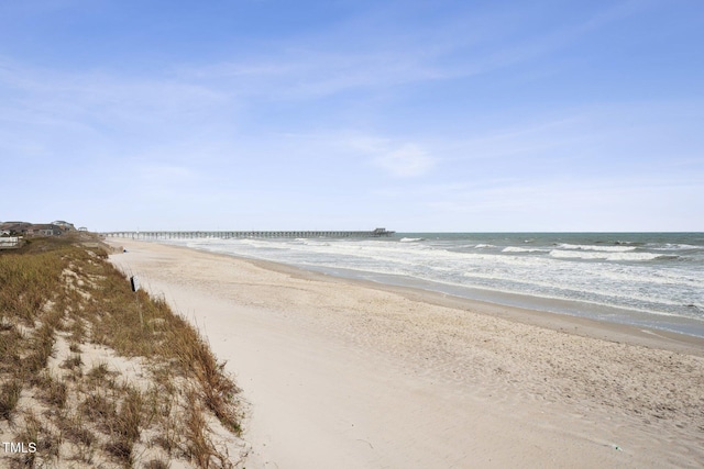 790 New River Inlet Rd Unit 113B, North Topsail Beach, NC 28460 - property view of water featuring a beach view