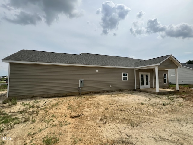 101 Waterstone Ct, Fremont, NC 27830 - back of property with french doors and a patio