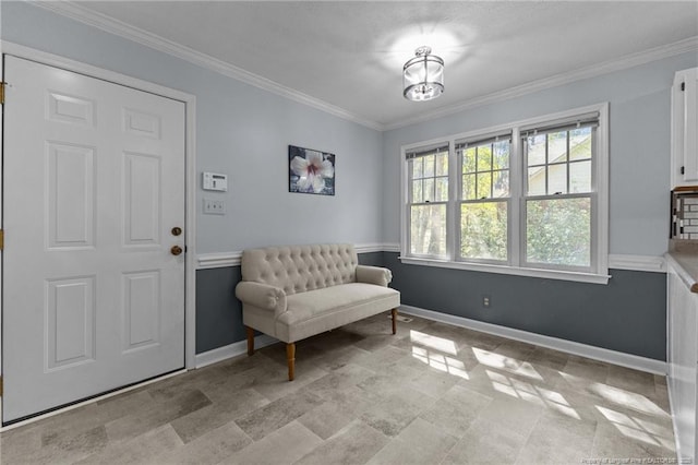 7783 Trappers Rd, Fayetteville, NC 28311 - sitting room with crown molding and baseboards