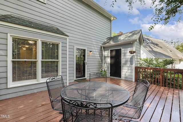 105 Cavendish Dr, Cary, NC 27513 - deck featuring outdoor dining area