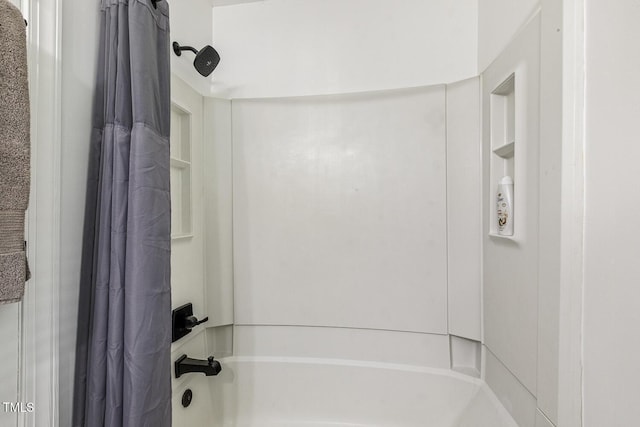 105 Cavendish Dr, Cary, NC 27513 - bathroom with shower / tub combo with curtain