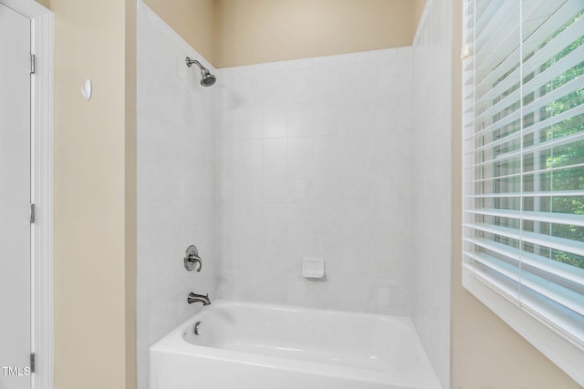 full bathroom featuring shower / tub combination