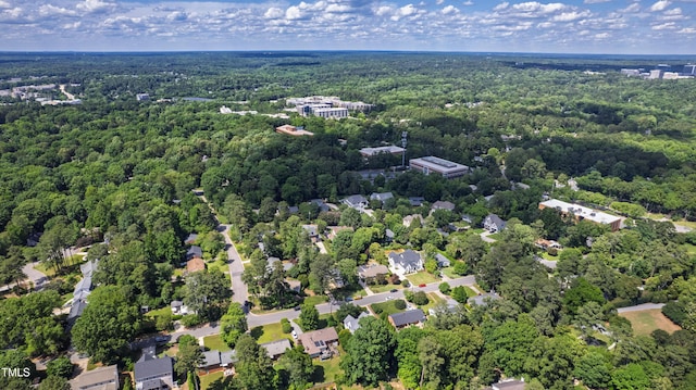 523 Vick Ave, Raleigh, NC 27612 - aerial overview of property's location featuring a forest
