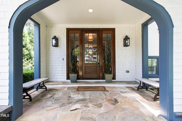 523 Vick Ave, Raleigh, NC 27612 - property entrance featuring covered porch