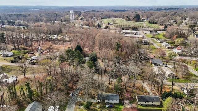 505 E Graham St, Mebane, NC 27302 - aerial view featuring a forest view