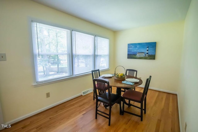 505 E Graham St, Mebane, NC 27302 - dining area featuring wood finished floors