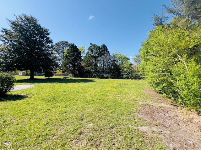 view of yard