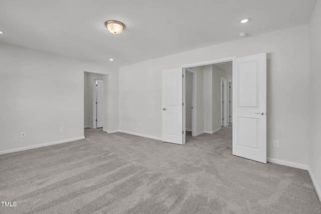 1412 Smoky Mountains St, Durham, NC 27713 - empty room featuring recessed lighting, baseboards, and carpet floors