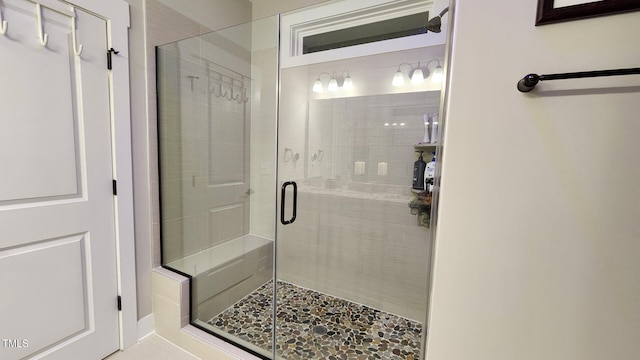 full bath with a stall shower