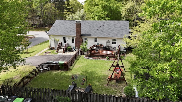 700 Sawmill Rd, Raleigh, NC 27615 - birds eye view of property