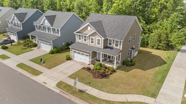 3700 Horton Hill Dr, New Hill, NC 27562 - aerial view of property and surrounding area