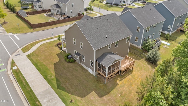 3700 Horton Hill Dr, New Hill, NC 27562 - aerial view of residential area