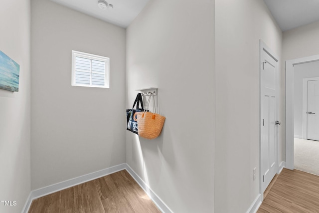 3700 Horton Hill Dr, New Hill, NC 27562 - hall featuring wood finished floors and baseboards