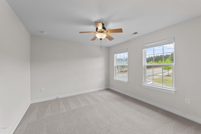 3700 Horton Hill Dr, New Hill, NC 27562 - carpeted spare room with ceiling fan, baseboards, and a smoke detector