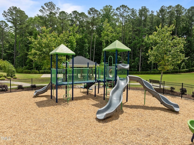 3700 Horton Hill Dr, New Hill, NC 27562 - community playground featuring fence