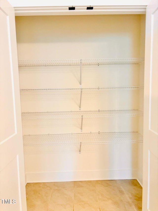 view of pantry