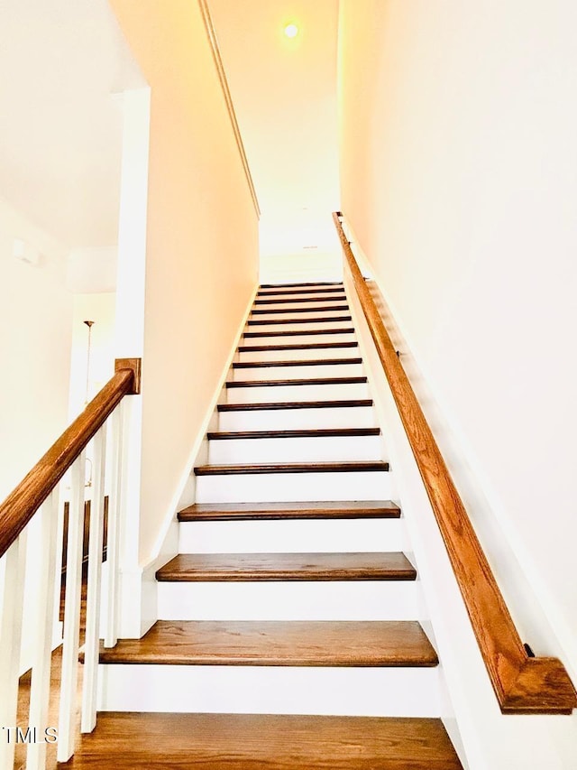 view of stairway