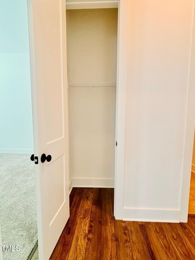view of closet