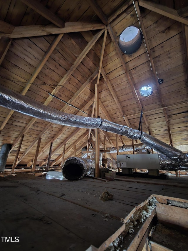 827 Sunset Ave, Rocky Mount, NC 27804 - view of unfinished attic