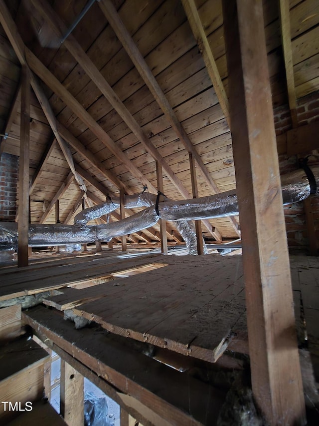 827 Sunset Ave, Rocky Mount, NC 27804 - view of unfinished attic