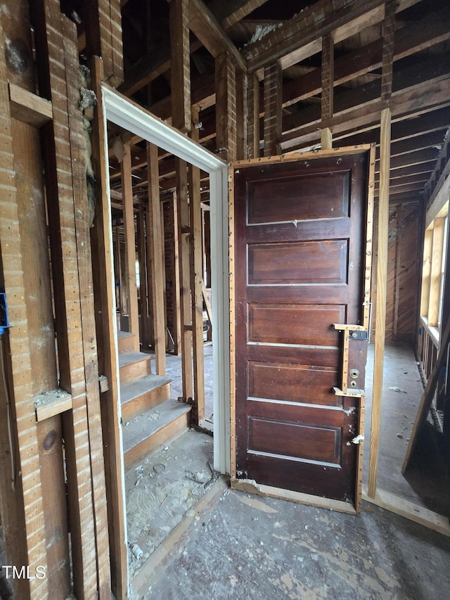 827 Sunset Ave, Rocky Mount, NC 27804 - miscellaneous room with stairs