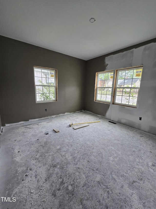 827 Sunset Ave, Rocky Mount, NC 27804 - empty room featuring visible vents