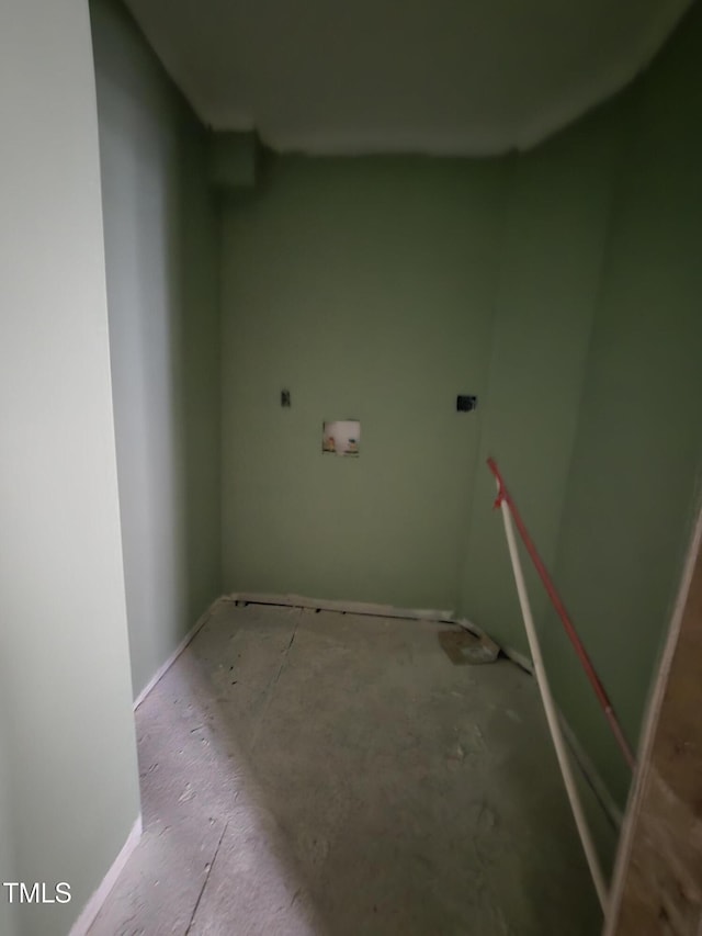 827 Sunset Ave, Rocky Mount, NC 27804 - washroom with baseboards and laundry area