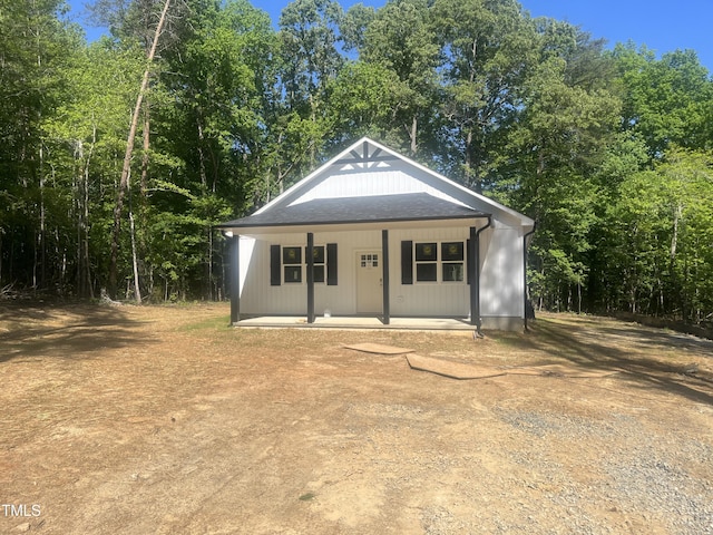 5875 Green Pine Rd, Cedar Grove, NC 27231 - view of front of home featuring a porch