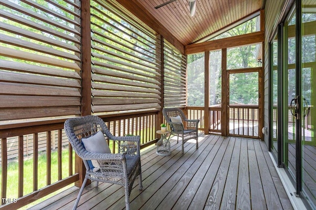 337 Merrywood Dr, Raleigh, NC 27610 - sunroom with a wealth of natural light and a ceiling fan