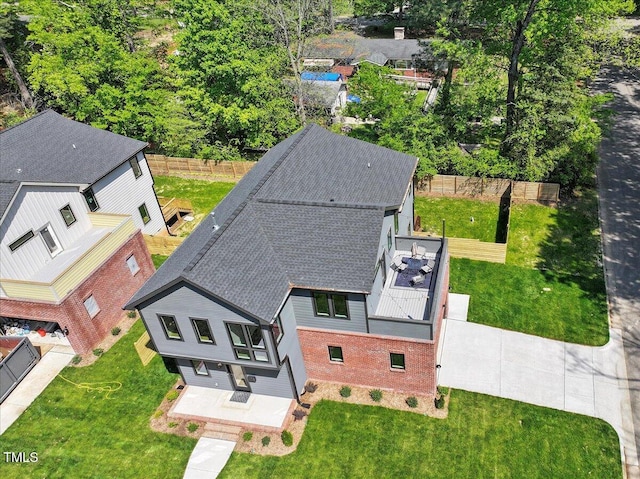337 Merrywood Dr, Raleigh, NC 27610 - drone / aerial view