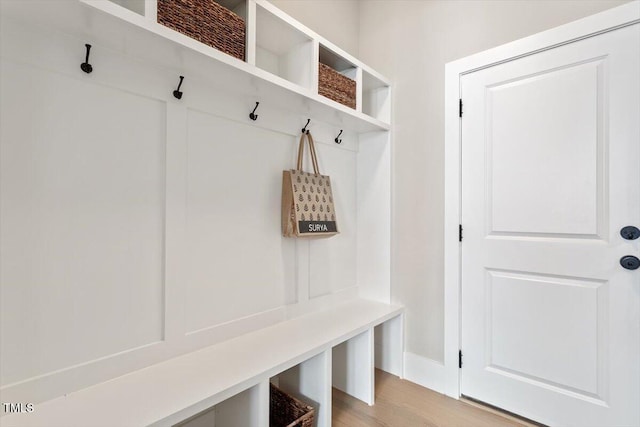 337 Merrywood Dr, Raleigh, NC 27610 - mudroom featuring light wood finished floors