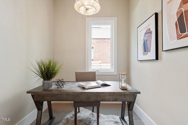337 Merrywood Dr, Raleigh, NC 27610 - office area with baseboards
