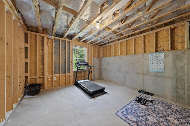 view of exercise room
