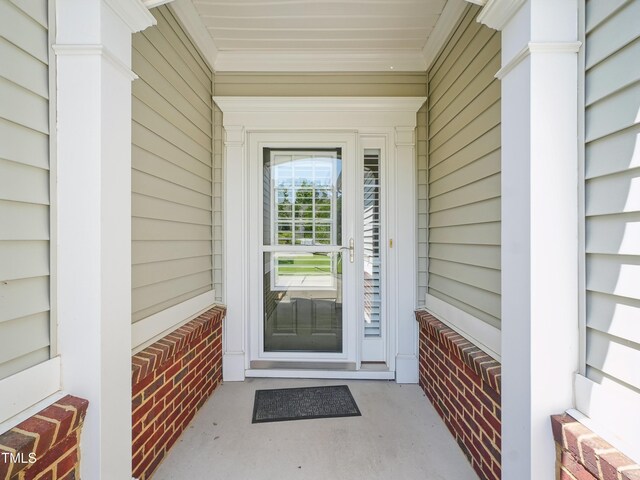 519 Garendon Dr, Cary, NC 27519 - entrance to property with a porch