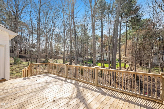 2420 Mollynick Ln, Wake Forest, NC 27587 - view of wooden deck