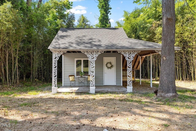 106 Circle Dr, Mebane, NC 27302 - view of outbuilding with covered porch