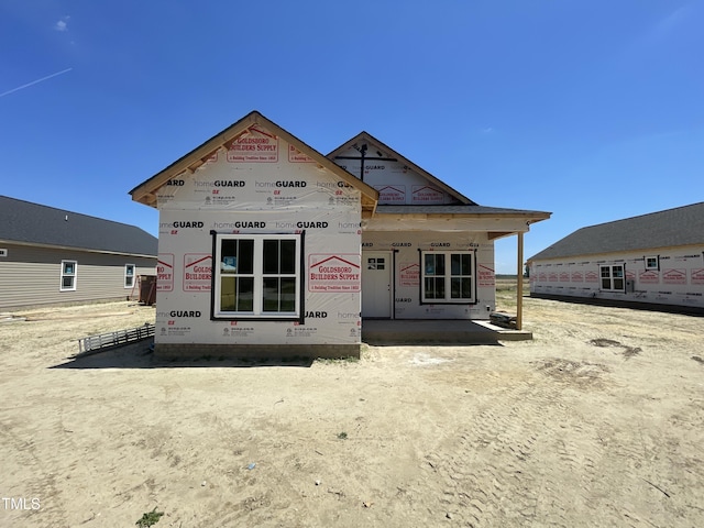 view of property under construction