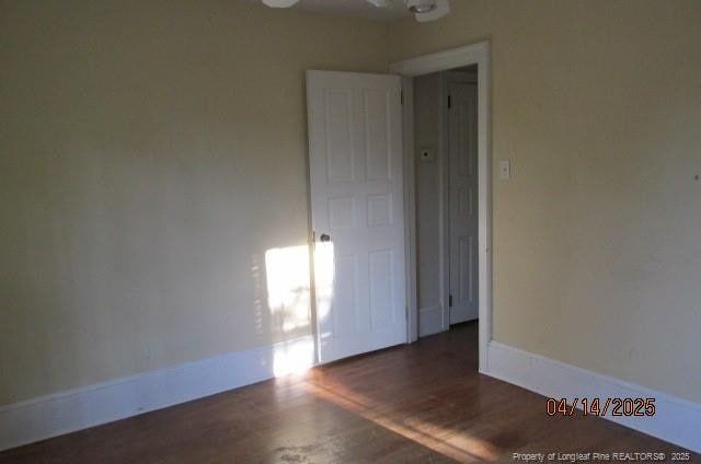 203 W 16th St, Lumberton, NC 28358 - unfurnished room with wood finished floors and baseboards