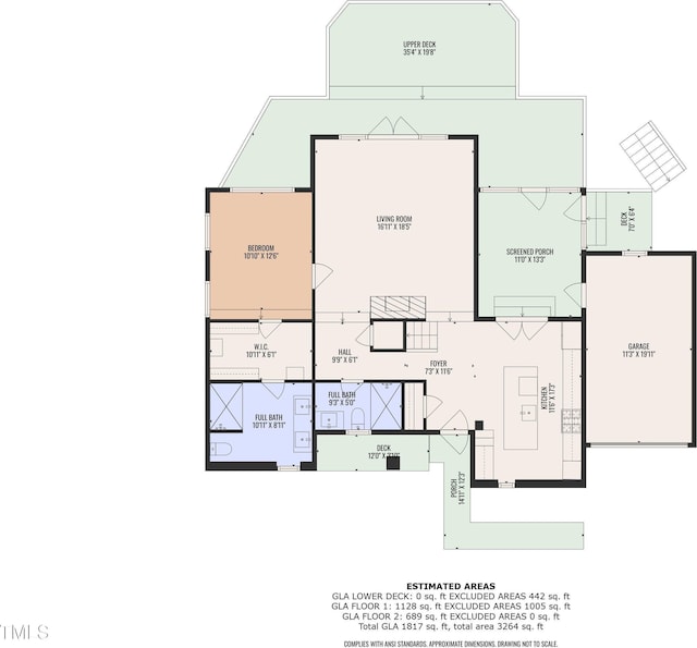 6409 Lakeland Dr, Raleigh, NC 27612 - home floor plan