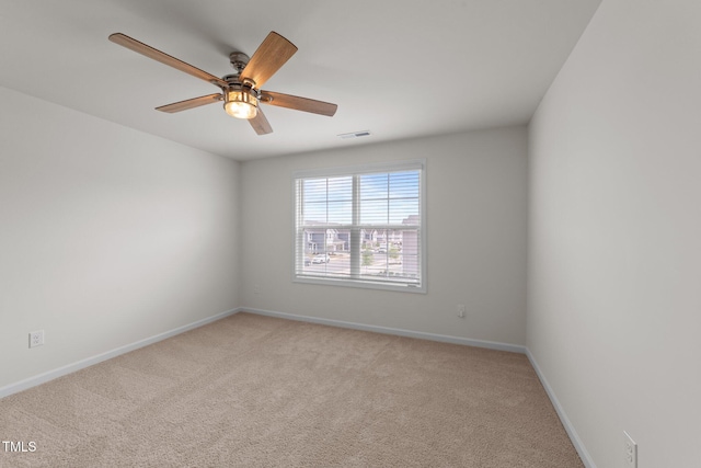 2211 Cherry Top Dr, Fuquay Varina, NC 27526 - empty room featuring baseboards, light colored carpet, and visible vents