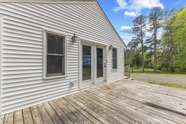 view of deck