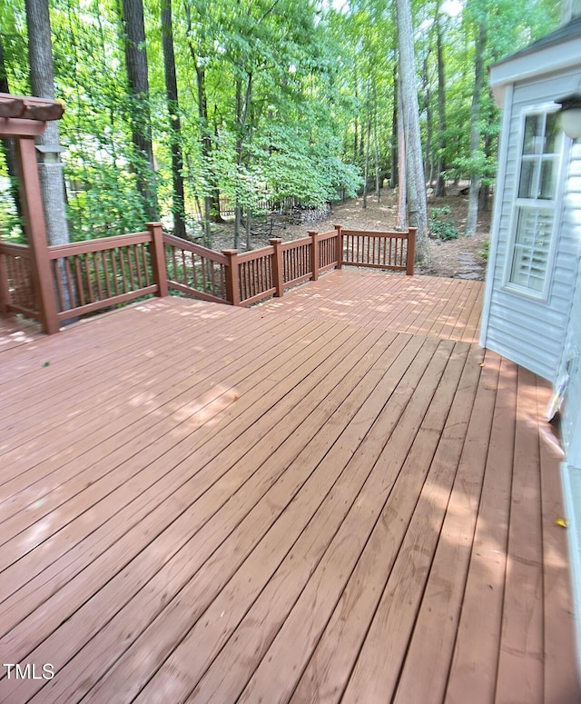 109 Elmview Dr, Cary, NC 27519 - view of wooden terrace