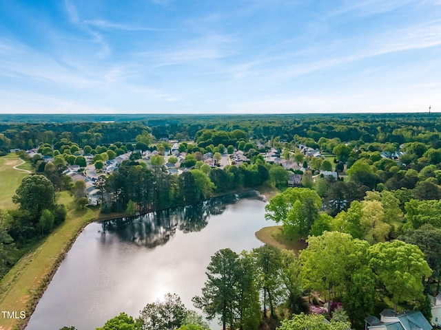105 Ryder Cup Cir, Raleigh, NC 27603 - drone / aerial view of a nearby body of water