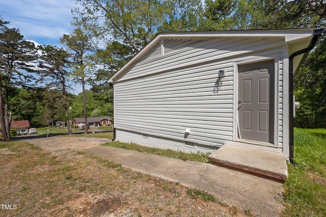 view of outbuilding