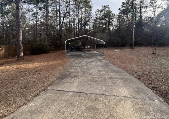 5423 Fisher Rd, Fayetteville, NC 28304 - view of road featuring street lights and concrete driveway