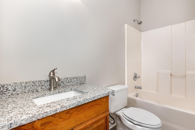 411B Aversboro Rd, Garner, NC 27529 - full bath with washtub / shower combination, toilet, and vanity
