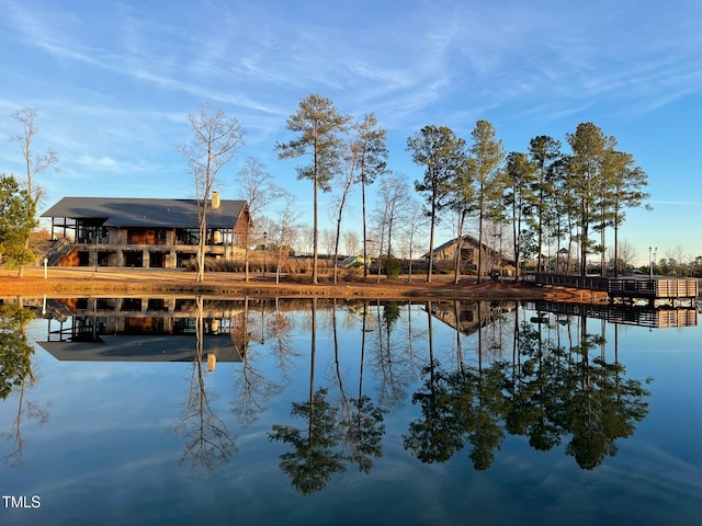 240 Liberty Star Rd, Wendell, NC 27591 - dock area featuring a water view