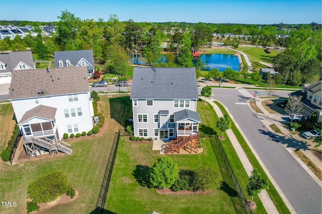 240 Liberty Star Rd, Wendell, NC 27591 - aerial view of residential area with a nearby body of water
